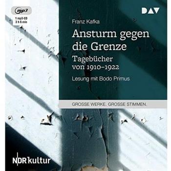 Ansturm gegen die Grenze. Tagebücher von 1910–1922: Lesung mit Bodo Primus