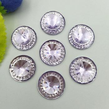 DIY Kristall-Perlen‑Set (40 Stück) – Halb runde Harzperlen für kreative Projekte