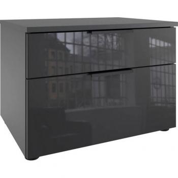 WIMEX Nachtkommode mit Glaselementen, 54cm breit