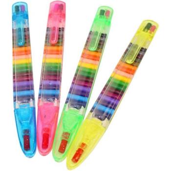 Kids 20 Color Graffiti Crayon Pencils