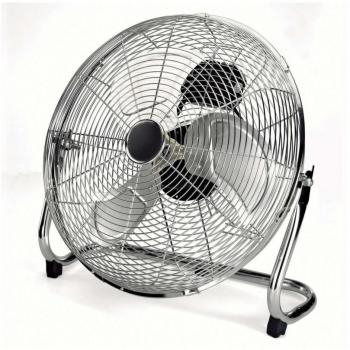 Ventilatore 40 Cm 3 Pale Alluminio Oscillante 70W con Supporto in Metallo