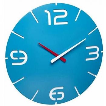 TFA Dostmann Funk-Wanduhr Himmelblau 60.3536.14