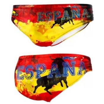 Turbo Spain Bull Tag 2015 Men's Multicolored L Short‑Sleeve Swimsuit