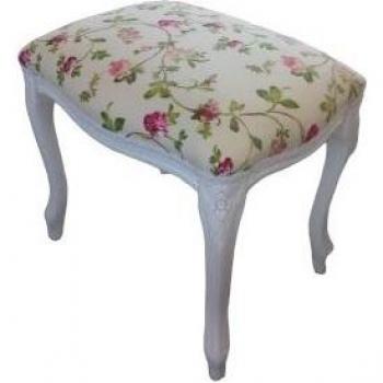 Pouff in Tessuto Floreale 43x33x43