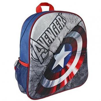 3D Effect Captain America Shield Backpack