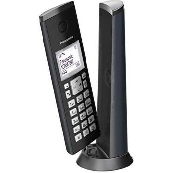 Panasonic KX-TGK210 Teléfono Fijo inalámbrico de Diseño LCD Agenda Modo ECO Negro