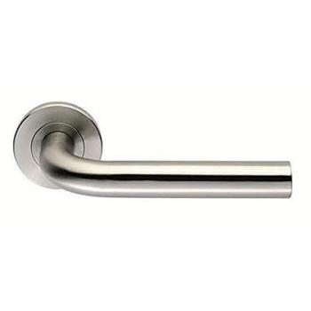 CSL1191SSS 19mm Carlisle Straight Lever in Silver Rose Satin Steel