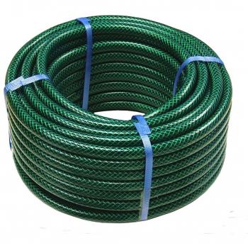 Faithfull Green PVC Reinforced Garden Hose Pipe, 1/2 / 12.5mm, 30m Length