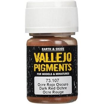 Pigment ocre rouge foncé de qualité professionnelle