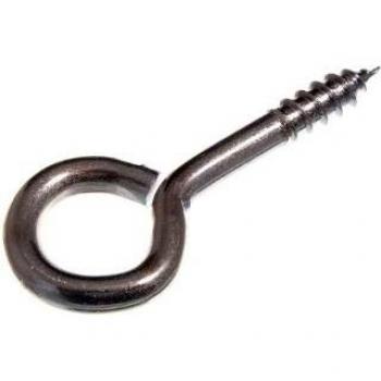 Steel Eye Fixings 40x8mm – Bright Zinc Plating, 200-Pack
