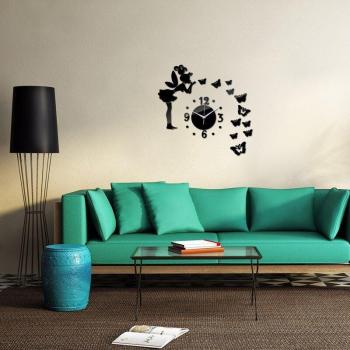 Modern DIY Butterfly Fairy Wall Clock