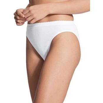 Calida Damen Minislip Weiß Baumwolle Medium