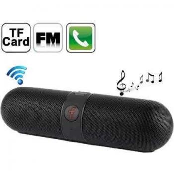Bluetooth Portátil sin marca Altavoz F‑Pill FM USB TF negro