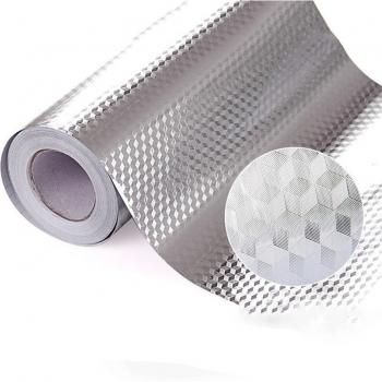 Aluminiumfolie Selbstklebend Wasserfest Anti-Öl Fliesen Tapete Aufkleber DIY