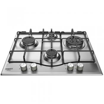 Hotpoint PCN 641 T/IX/A Encastrer gaz acier inoxydable plan cuisson
