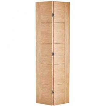 LPD Doors Vancouver Oak Bi-fold Internal Door 198.1cm H x 68.6cm W