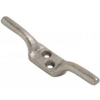 Industrial Strength Cleat Hook Trailer Rope Tieback BZP Steel 75mm 3 Inch + Screws (Pack of 40)