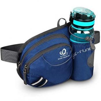 Sacoche Banane Waterfly de Sport Ceinture de Course avec Porte Bouteille