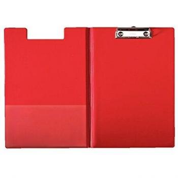 Esselte Red A4 Clip Folder, Hard Plastic, Covered