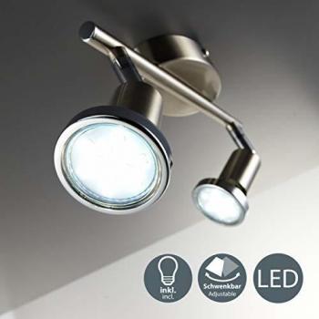 Metall Decken-Spot Lampe für zwei GU10 Lampen