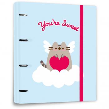 Pusheen‑A4-Organizer „Cat0139“ – 4 Ringe, Boxung