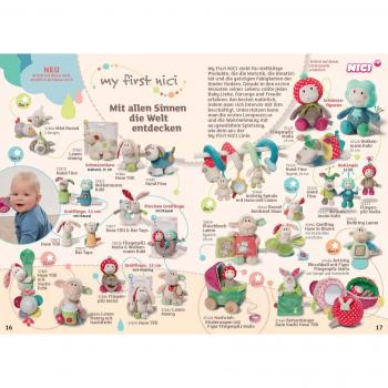 Anneau Hochet NICI Tilli le Lapin et Taps l'Ours