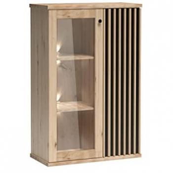 Vitrina Stanton H102 LED con puertas 132x86x41cm