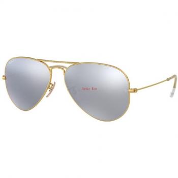 Ray-Ban Aviator Sunglasses RB3025 112/W3 Matte Gold/Polarised Dark Grey