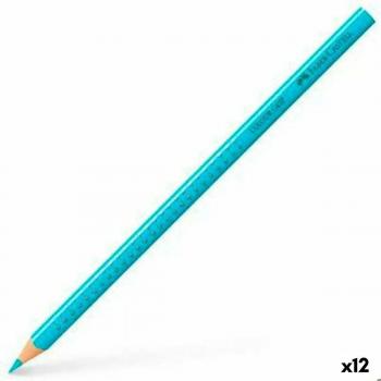 Matite colorate Faber-Castell Color Grip Turchese (12 unità)