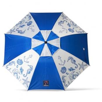 Sombrilla de Playa Atosa 240 cm Azul con Aluminio y UPF 50+