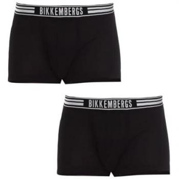 Bikkembergs XL Black Stripe Boxers – 2 Pack