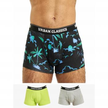 Calzoncillos boxer 3-pack verde/gris/palma