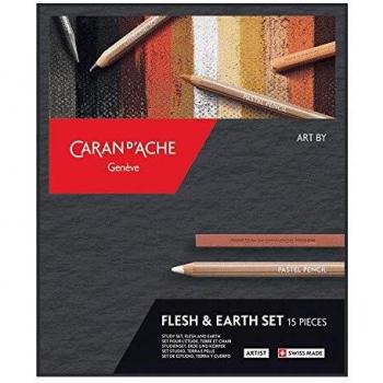 Caran d'Ache 776.615 Art by Flesh & Earth Künstlerfarben Set