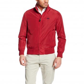 Sudadera de Hombre La Martina, Bomber Nylon, Bordeaux 6014, XXX-Large
