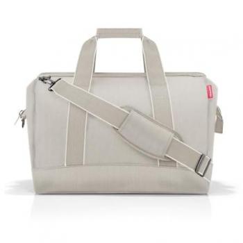 Reisenthel Borsa Tracolla L – Design Herringbone in Sabbia