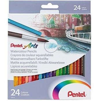 Etui de 24 crayons aquarellables