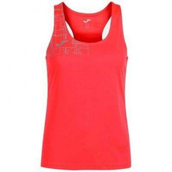 Camiseta deportiva tirantes mujer elite viii coral flúor