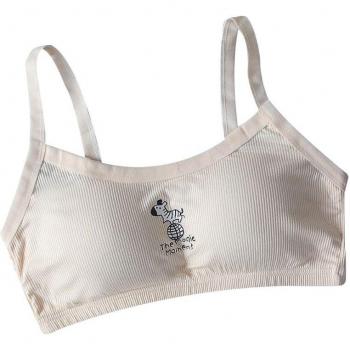 Cute Cartoon Zebra Underwire-Free Bra