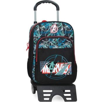 Mochila con carro Marvel Shield 38 cm para niños