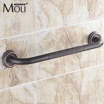 Accroche douche à finition bronze mat