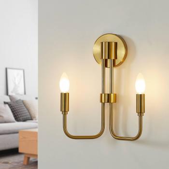 Appliques Lindby Elanova en Laiton