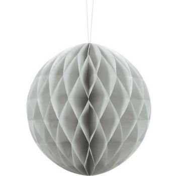 Palla a nido d'ape 20 cm grigio chiaro