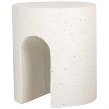 Adda Home Mesa blanco de policarbonato 41x41x47cm