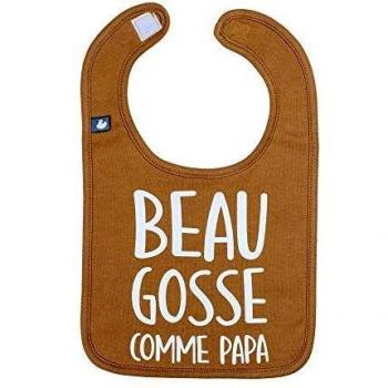 Bavoir bébé Beau gosse comme papa