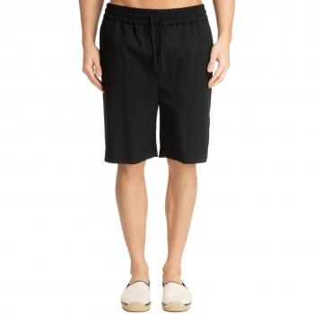 Lardini Men's Black Casual Drawstring Shorts Size M