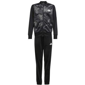 Adidas Children’s Camouflage Training Set – Black/Gray, 140