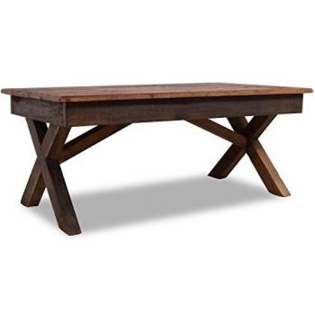 Coffee Table Solid Reclaimed Wood vidaXL 110x60x45 cm