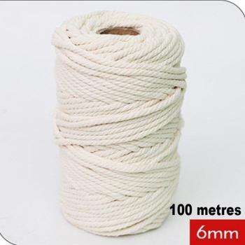 Cuerda de Macramé de Algodón 100m