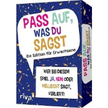 Pass auf, was du sagst – Die Edition für Erwachsene: Wer bei diesem Spiel »Ja«, »Nein« oder »Vielleicht« sagt, verliert! | Das Original. Das perfekte Geschenk für alle ab 18 Jahren