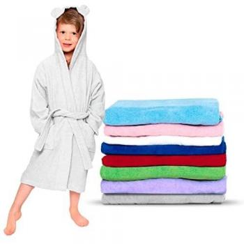 Accappatoio Twinzen con Cappuccio Orecchie – 100% Cotone